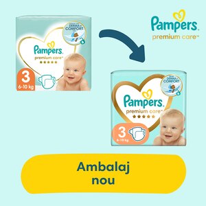 Scutece PAMPERS Premium Care Value Pack nr 3, Unisex, 5-9 kg, 60 buc Scutece PAMPERS Premium Care Value Pack nr 3, Unisex, 5-9 kg, 60 buc