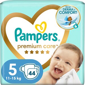 Scutece PAMPERS Premium Care Value Pack nr 5, Unisex, 11-16 kg, 44 buc Scutece PAMPERS Premium Care Value Pack nr 5, Unisex, 11-16 kg, 44 buc