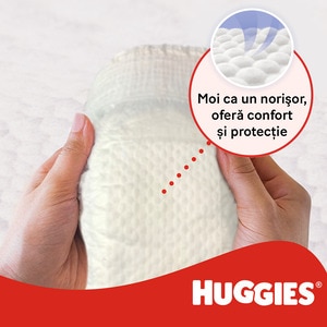 Scutece chilotel HUGGIES Little Movers nr 4, Fata, 9-14 kg, 104 buc Scutece chilotel HUGGIES Little Movers nr 4, Fata, 9-14 kg, 104 buc