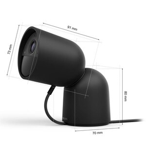 Camera IP Wireless interior PHILIPS HUE Secure, Full HD 1080p, IR, Night vision, negru Camera IP Wireless interior PHILIPS HUE Secure, Full HD 1080p, IR, Night vision, negru