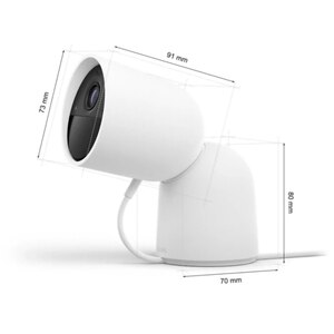 Camera IP Wireless interior PHILIPS HUE Secure, Full HD 1080p, IR, Night vision, alb Camera IP Wireless interior PHILIPS HUE Secure, Full HD 1080p, IR, Night vision, alb