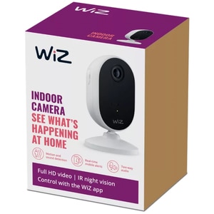 Camera IP Wireless interior WIZ Connected, Full HD 1080p, IR, Night vision, alb Camera IP Wireless interior WIZ Connected, Full HD 1080p, IR, Night vision, alb