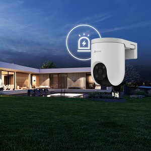 Camera IP Wireless EZVIZ H8c Pro, 3K, 5 MP, IR 30m, sirena, microfon, Auto-Zoom Tracking, alb Camera IP Wireless EZVIZ H8c Pro, 3K, 5 MP, IR 30m, sirena, microfon, Auto-Zoom Tracking, alb
