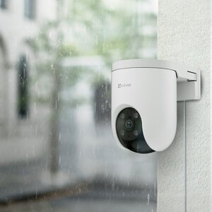 Camera IP Wireless EZVIZ H8c Pro, 3K, 5 MP, IR 30m, sirena, microfon, Auto-Zoom Tracking, alb Camera IP Wireless EZVIZ H8c Pro, 3K, 5 MP, IR 30m, sirena, microfon, Auto-Zoom Tracking, alb