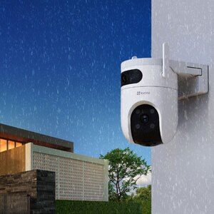 Camera IP Wireless EZVIZ H9c Dual, 3K, 5+5MP, IR, Auto Tracking, Motion Detection, alb Camera IP Wireless EZVIZ H9c Dual, 3K, 5+5MP, IR, Auto Tracking, Motion Detection, alb