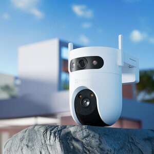 Camera IP Wireless EZVIZ H9c Dual, 3K, 5+5MP, IR, Auto Tracking, Motion Detection, alb Camera IP Wireless EZVIZ H9c Dual, 3K, 5+5MP, IR, Auto Tracking, Motion Detection, alb