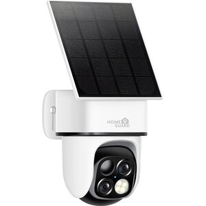 Camera IP Wireless exterior HOMEGUARD HGWBC-359, 3Mp, 2K, IR, Night Vision, Acumulator 5Ah, Panou solar, alb Camera IP Wireless exterior HOMEGUARD HGWBC-359, 3Mp, 2K, IR, Night Vision, Acumulator 5Ah, Panou solar, alb