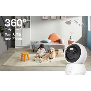 Camera interior duala HOMEGUARD HGWIP222, 4Mp+4Mp, 2K, IR, alb Camera interior duala HOMEGUARD HGWIP222, 4Mp+4Mp, 2K, IR, alb