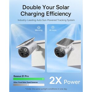 Camera IP Wireless BASEUS S1, 2K, 1296 p, IR, Night Vision, alb Camera IP Wireless BASEUS S1, 2K, 1296 p, IR, Night Vision, alb