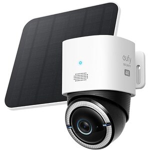Camera IP Wireless PTZ EUFY S330, 4K 1536P, IR, Night Vision, panou solar, alb Camera IP Wireless PTZ EUFY S330, 4K 1536P, IR, Night Vision, panou solar, alb