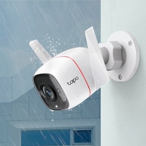 Camera IP Wireless exterior TP-LINK Tapo TC65, 3MP, SFHD 1296p, IR, Night Vision, alb Camera IP Wireless exterior TP-LINK Tapo TC65, 3MP, SFHD 1296p, IR, Night Vision, alb
