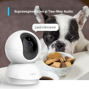 Camera IP Wireless interior TP-LINK TC71, 2K 1296p, IR, Night Vision, Alb Camera IP Wireless interior TP-LINK TC71, 2K 1296p, IR, Night Vision, Alb