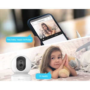 Camera IP Wireless EZVIZ TY1, 2K, IR10m, Night Vision, Motion Detection, Pan/Tilt 360 grade, alb Camera IP Wireless EZVIZ TY1, 2K, IR10m, Night Vision, Motion Detection, Pan/Tilt 360 grade, alb