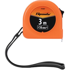 Ruleta SPARTA 313027, 3m x 16 mm, plastic Ruleta SPARTA 313027, 3m x 16 mm, plastic