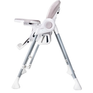 Scaun de masa BUF BOOF X1GREY, 6 luni+, roz-alb Scaun de masa BUF BOOF X1GREY, 6 luni+, roz-alb