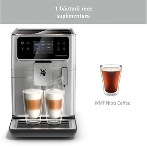 Espressor automat WMF Perfection 660 CP813D10, 3l, 1550W, 15 bar, argintiu-negru Espressor automat WMF Perfection 660 CP813D10, 3l, 1550W, 15 bar, argintiu-negru