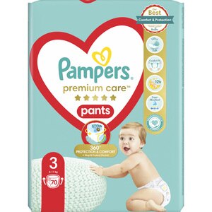 Scutece chilotel PAMPERS Premium Care Pants Mega Box nr 3, Unisex, 6-11 kg, 70 buc Scutece chilotel PAMPERS Premium Care Pants Mega Box nr 3, Unisex, 6-11 kg, 70 buc