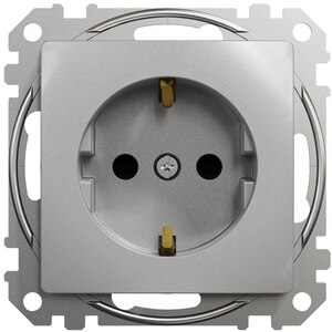 Priza SCHNEIDER Sedna Design SDD113021, IP20, Obturatoare, aluminiu Priza SCHNEIDER Sedna Design SDD113021, IP20, Obturatoare, aluminiu