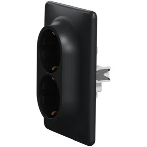 Priza dubla SCHNEIDER Sedna Design SDD314221, IP20, Obturatoare, antracit Priza dubla SCHNEIDER Sedna Design SDD314221, IP20, Obturatoare, antracit