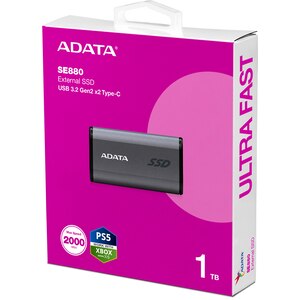 SSD extern ADATA AELI-SE880-1TCGY, 1TB, USB 3.2 2x2 Type-C, gri SSD extern ADATA AELI-SE880-1TCGY, 1TB, USB 3.2 2x2 Type-C, gri