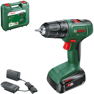 Masina de gaurit si insurubat (bormasina) BOSCH EasyDrill 18V-40, 1630rpm, mandrina Rapida, 32nm, 2Ah Masina de gaurit si insurubat (bormasina) BOSCH EasyDrill 18V-40, 1630rpm, mandrina Rapida, 32nm, 2Ah