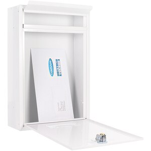 Cutie postala ROTTNER Tarvis, Inchidere cheie, 90 x 215 x 320 mm, alb Cutie postala ROTTNER Tarvis, Inchidere cheie, 90 x 215 x 320 mm, alb
