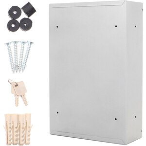 Cutie postala ROTTNER Tarvis, Inchidere cheie, 90 x 215 x 320 mm, argintiu Cutie postala ROTTNER Tarvis, Inchidere cheie, 90 x 215 x 320 mm, argintiu