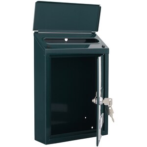 Cutie postala ROTTNER Udine, Inchidere cheie, 70 x 215 x 300 mm, verde Cutie postala ROTTNER Udine, Inchidere cheie, 70 x 215 x 300 mm, verde
