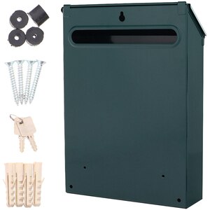 Cutie postala ROTTNER Udine, Inchidere cheie, 70 x 215 x 300 mm, verde Cutie postala ROTTNER Udine, Inchidere cheie, 70 x 215 x 300 mm, verde