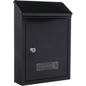 Cutie postala ROTTNER Udine, Inchidere cheie, 70 x 215 x 300 mm, negru Cutie postala ROTTNER Udine, Inchidere cheie, 70 x 215 x 300 mm, negru