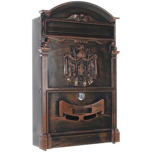 Cutie postala ROTTNER Ashford, Inchidere cheie, 90 x 260 x 410 mm, maro Cutie postala ROTTNER Ashford, Inchidere cheie, 90 x 260 x 410 mm, maro