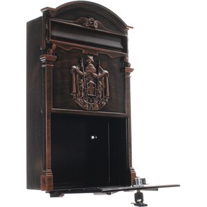 Cutie postala ROTTNER Ashford, Inchidere cheie, 90 x 260 x 410 mm, maro Cutie postala ROTTNER Ashford, Inchidere cheie, 90 x 260 x 410 mm, maro