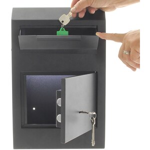 Seif ROTTNER Cashmatic Basic, Inchidere cheie, 115 x 250 x 380 mm, negru Seif ROTTNER Cashmatic Basic, Inchidere cheie, 115 x 250 x 380 mm, negru