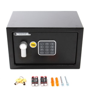 Seif compact YALE YSV/200/DB1, Inchidere electronica, 200 x 310 x 200 mm, negru Seif compact YALE YSV/200/DB1, Inchidere electronica, 200 x 310 x 200 mm, negru