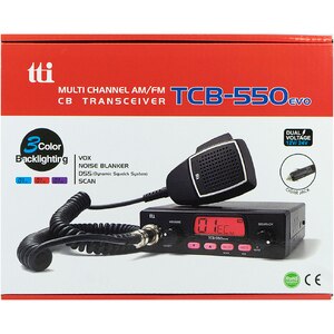 Statie radio CB TTI TCB-550 Evo, 4W, ASQ reglabil, AM, FM Statie radio CB TTI TCB-550 Evo, 4W, ASQ reglabil, AM, FM