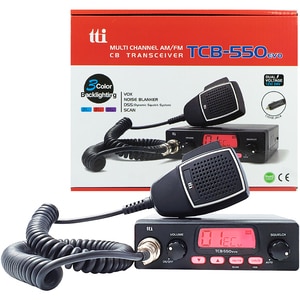 Statie radio CB TTI TCB-550 Evo, 4W, ASQ reglabil, AM, FM Statie radio CB TTI TCB-550 Evo, 4W, ASQ reglabil, AM, FM