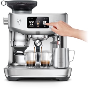 Espressor manual SAGE Oracle Jet SES985BSS, 2.3l, 1600W, 15 bar, Functia Auto Queue, argintiu Espressor manual SAGE Oracle Jet SES985BSS, 2.3l, 1600W, 15 bar, Functia Auto Queue, argintiu