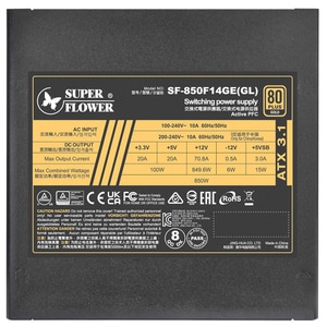 Sursa PC SUPER FLOWER Leadex III GL Gold Up, 850W, 140mm, 80 Plus Gold, Full Modular Sursa PC SUPER FLOWER Leadex III GL Gold Up, 850W, 140mm, 80 Plus Gold, Full Modular