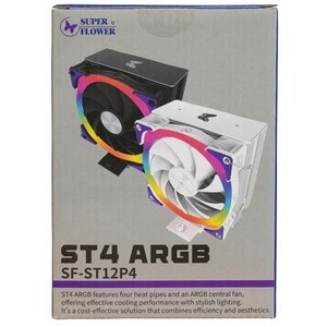 Cooler procesor SUPER FLOWER Cooldex ST4, 120mm, SF-ST12P4-BK Cooler procesor SUPER FLOWER Cooldex ST4, 120mm, SF-ST12P4-BK