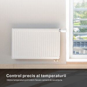 Cap Termostat Smart TP-LINK KE100, Wi-Fi, alb Cap Termostat Smart TP-LINK KE100, Wi-Fi, alb