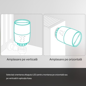 Cap Termostat Smart TP-LINK KE100, Wi-Fi, alb Cap Termostat Smart TP-LINK KE100, Wi-Fi, alb