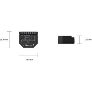 Releu smart EZVIZ T36WM, Wi-Fi, programare, automatizare, statistica, control vocal, negru Releu smart EZVIZ T36WM, Wi-Fi, programare, automatizare, statistica, control vocal, negru
