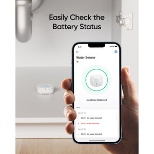 Senzor smart inundatie EUFY T89203D1, alb Senzor smart inundatie EUFY T89203D1, alb