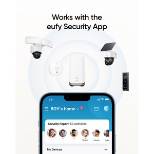 Senzor smart inundatie EUFY T89203D1, alb Senzor smart inundatie EUFY T89203D1, alb