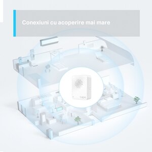 Hub smart TP-LINK Tapo H100, Wi-Fi, alb Hub smart TP-LINK Tapo H100, Wi-Fi, alb