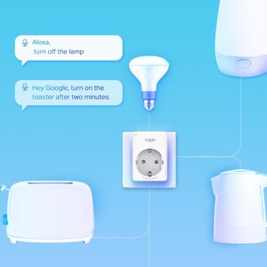 Set 2 prize inteligente TP-LINK Tapo P110, Wi-Fi, 3680W, 16A, alb Set 2 prize inteligente TP-LINK Tapo P110, Wi-Fi, 3680W, 16A, alb