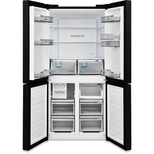 Side by Side SHARP SJ-NFA25IHDAE-EU2, Advance No Frost, 488 l, H 179 cm, Clasa E, Dozator apa, dark inox Side by Side SHARP SJ-NFA25IHDAE-EU2, Advance No Frost, 488 l, H 179 cm, Clasa E, Dozator apa, dark inox