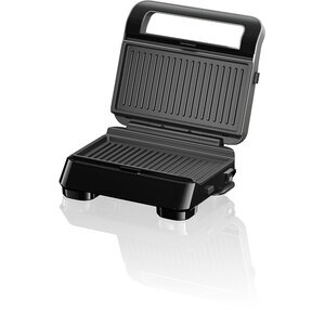 Sandwich maker BRAUN SM5006, 800W, 2 placi detasabile, negru-argintiu Sandwich maker BRAUN SM5006, 800W, 2 placi detasabile, negru-argintiu