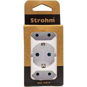 Adaptor priza STROHM, IP20, 3680W, alb Adaptor priza STROHM, IP20, 3680W, alb