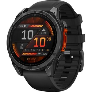 Smartwatch GARMIN Fenix 8, 47mm, AMOLED, Glass, Otel inoxidabil, GPS, Android/iOS, Slate Gray Black Smartwatch GARMIN Fenix 8, 47mm, AMOLED, Glass, Otel inoxidabil, GPS, Android/iOS, Slate Gray Black